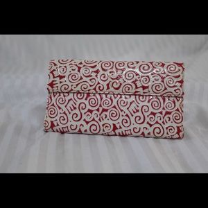 Pink and white red Lodis Wallet